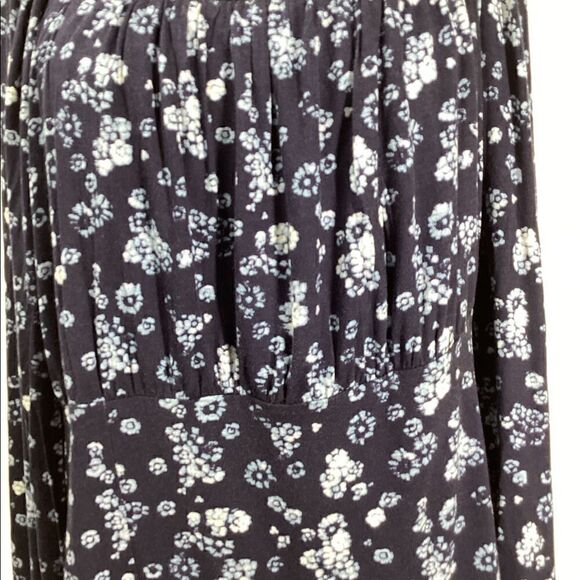 Lane Bryant Plus Blue Blouson Sleeve Square Neck Top - Picture 8 of 15